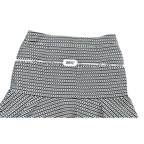 Banana Republic Multi Florence Chain Geometric Trumpet Skirt SMALL Workwear Chic - Picture 7 of 11